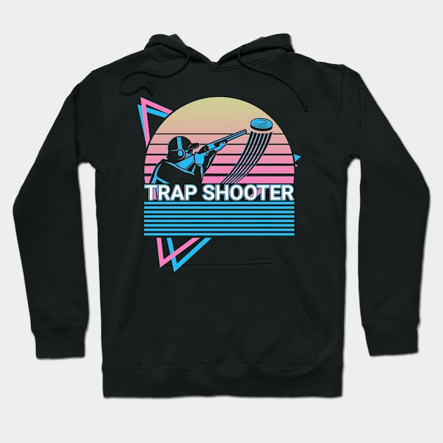 Trap Shooting Trap Shooter Retro Gift Hoodie by Alex21